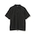 メッシュ 格子柄 ポロシャツ