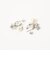 ミックスパール フリンジ ピアス