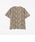 アップリケ ウォッシュ クルーネック Tシャツ