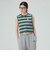 【EXCLUSIVE】RUSSELL ATHLETIC / ワッフル ボーダー ノースリーブ Tシャツ
