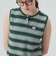 【EXCLUSIVE】RUSSELL ATHLETIC / ワッフル ボーダー ノースリーブ Tシャツ