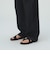 カーブ ワイド ストレート デニムパンツ