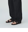 カーブ ワイド ストレート デニムパンツ