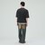 加工 ヘンリーネック ワッフル Tシャツ