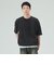 加工 ヘンリーネック ワッフル Tシャツ