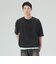 加工 ヘンリーネック ワッフル Tシャツ