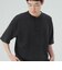 加工 ヘンリーネック ワッフル Tシャツ