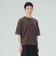 加工 ヘンリーネック ワッフル Tシャツ