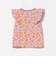 フラワー柄 フリル Tシャツ（90～140cm）外遊び プチプラ 保育園 通学 夏休み