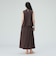 フロッキー ドット サテン ボウタイ ブラウス