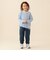 ボーダー ロング Tシャツ 2026FW（90～140cm）キッズ 定番 カジュアル プチプラ