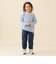 ボーダー ロング Tシャツ 2026FW（90～140cm）キッズ 定番 カジュアル プチプラ