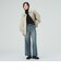 ワイド ストレート デニム パンツ
