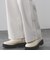 フェイクレザー フレアパンツ