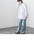 フェイクレザー フレアパンツ