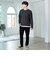 起毛 フェイクレイヤー ロングスリーブ Tシャツ