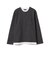 起毛 フェイクレイヤー ロングスリーブ Tシャツ