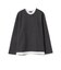 起毛 フェイクレイヤー ロングスリーブ Tシャツ