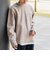 起毛 フェイクレイヤー ロングスリーブ Tシャツ