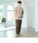起毛 フェイクレイヤー ロングスリーブ Tシャツ