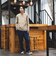 起毛 フェイクレイヤー ロングスリーブ Tシャツ
