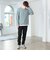 起毛 フェイクレイヤー ロングスリーブ Tシャツ