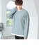 起毛 フェイクレイヤー ロングスリーブ Tシャツ