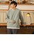 起毛 フェイクレイヤー ロングスリーブ Tシャツ