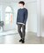 起毛 フェイクレイヤー ロングスリーブ Tシャツ
