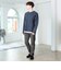 起毛 フェイクレイヤー ロングスリーブ Tシャツ