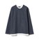起毛 フェイクレイヤー ロングスリーブ Tシャツ