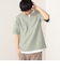 スリットネック フェイクレイヤー ワッフル Tシャツ