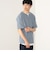 スリットネック フェイクレイヤー ワッフル Tシャツ