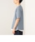 スリットネック フェイクレイヤー ワッフル Tシャツ