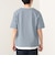スリットネック フェイクレイヤー ワッフル Tシャツ