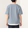 スリットネック フェイクレイヤー ワッフル Tシャツ