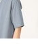 スリットネック フェイクレイヤー ワッフル Tシャツ