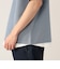 スリットネック フェイクレイヤー ワッフル Tシャツ