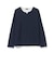 フェイクレイヤー スラブ キーネック Tシャツ