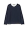 フェイクレイヤー スラブ キーネック Tシャツ