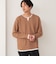 フェイクレイヤー キーネック ニットフリース Tシャツ