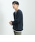 フェイクレイヤー キーネック ニットフリース Tシャツ