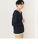 フェイクレイヤー キーネック ニットフリース Tシャツ