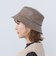 BEAMS HEART / フェイクレザー バケットハット