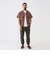 Open Collar Block Print