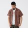 Open Collar Block Print