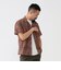 Open Collar Block Print