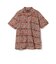 Open Collar Block Print