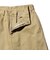 Plain Front Shorts Cut-Off Twill Garment Dye