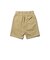 Plain Front Shorts Cut-Off Twill Garment Dye